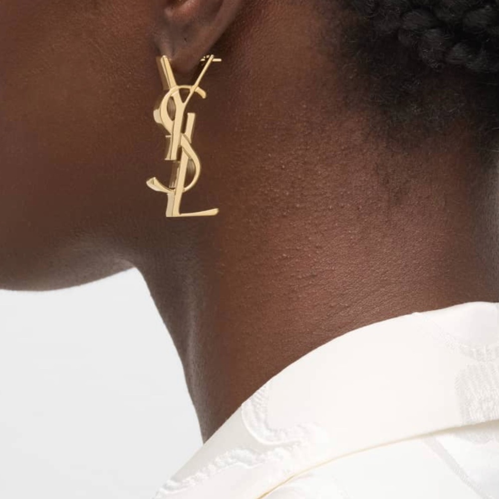 Saint Laurent YSL monogram Earring